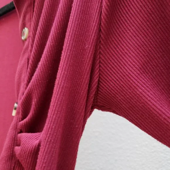 Ultra Flirt Maroon Bodycon Dress - Picture 6 of 9